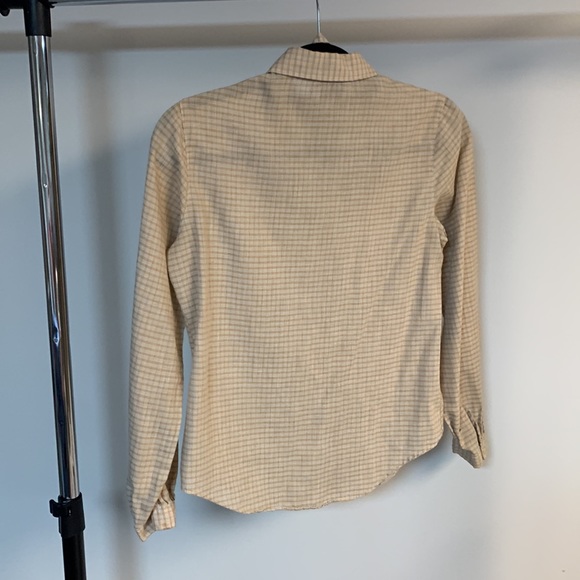 Vintage Langtry Plaid Embroidered Button Down Shirt Size 7 - Picture 5 of 5